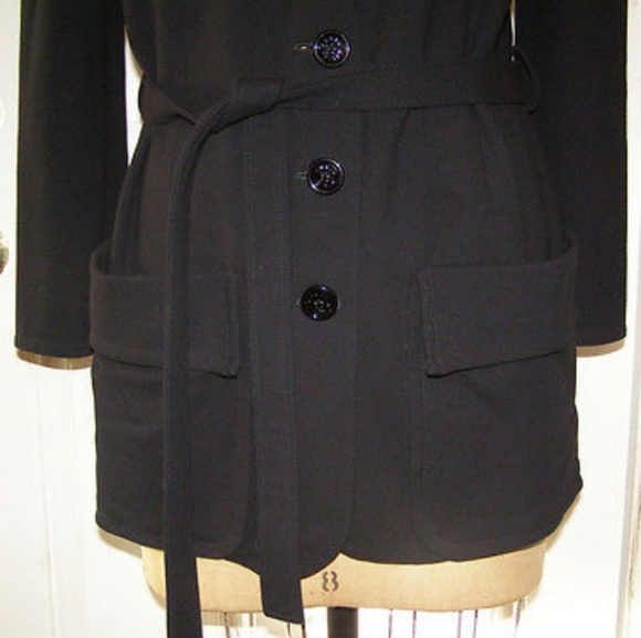 New Chic Sonia Rykiel colorblock belted blazer 10 - Picture 3 of 7